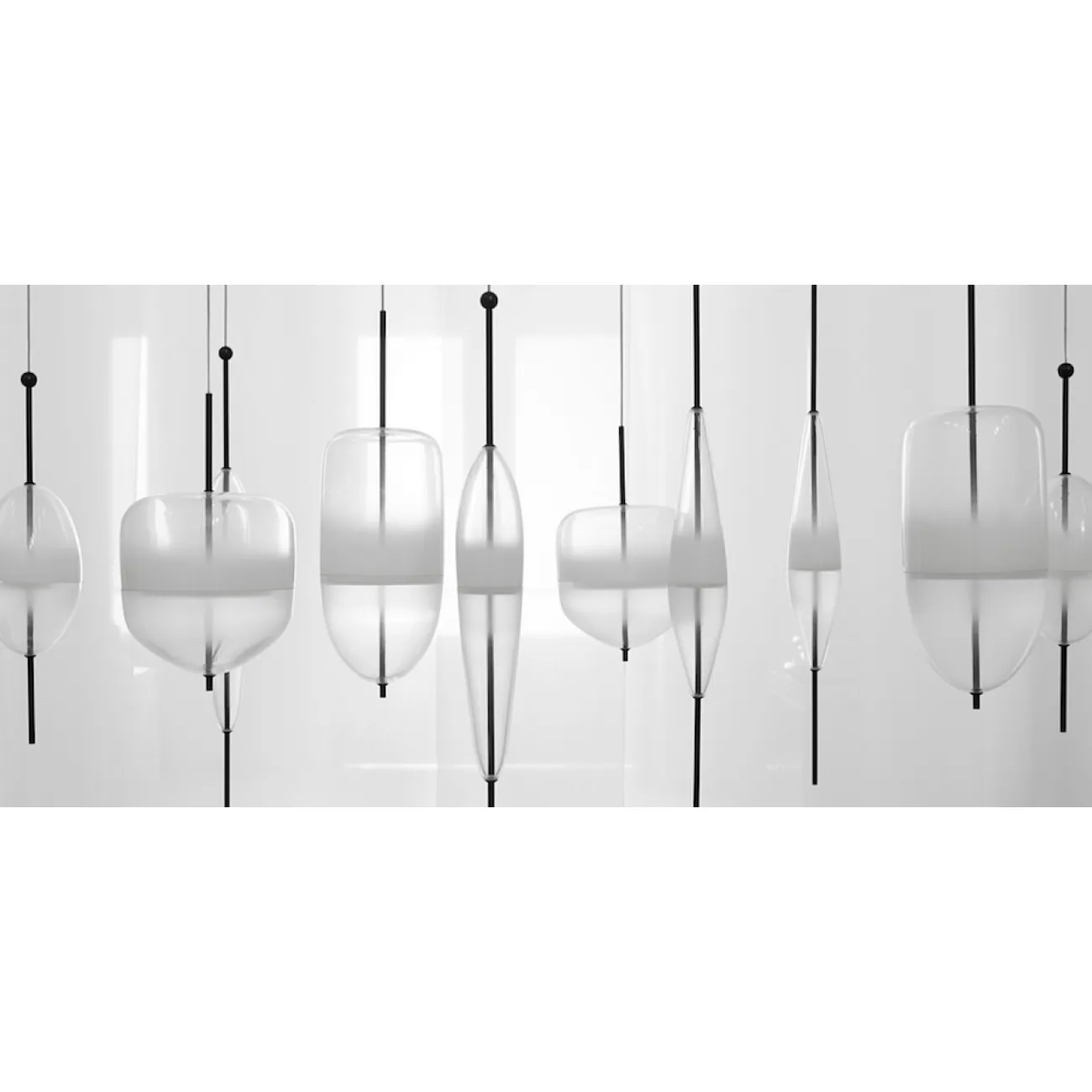 Подвесной светильник Nao Tamura Flow(t) lighting for wonderglass designed by Nao Tamura от LaLume