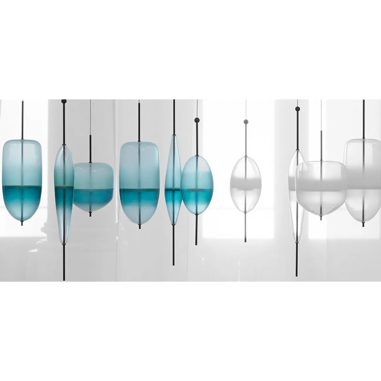 Подвесной светильник Nao Tamura Flow(t) lighting for wonderglass designed by Nao Tamura от LaLume