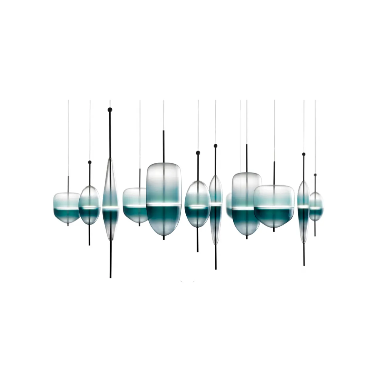 Подвесной светильник Nao Tamura Flow(t) lighting for wonderglass designed by Nao Tamura от LaLume