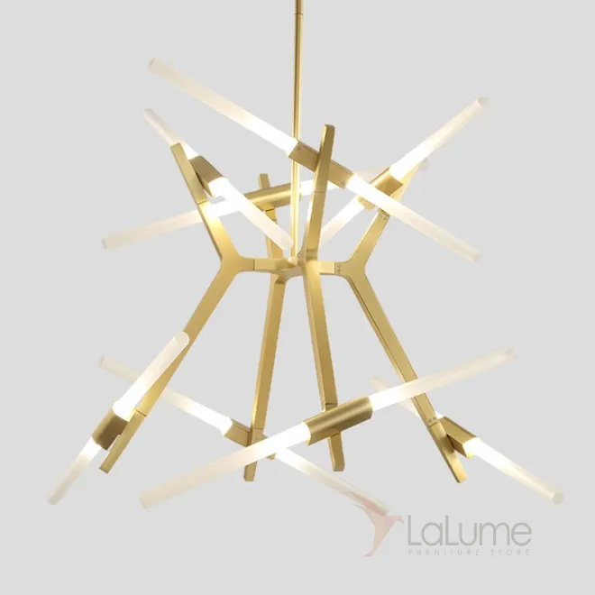 Подвесная люстра ANDES 16 Латунь от ImperiumLoft