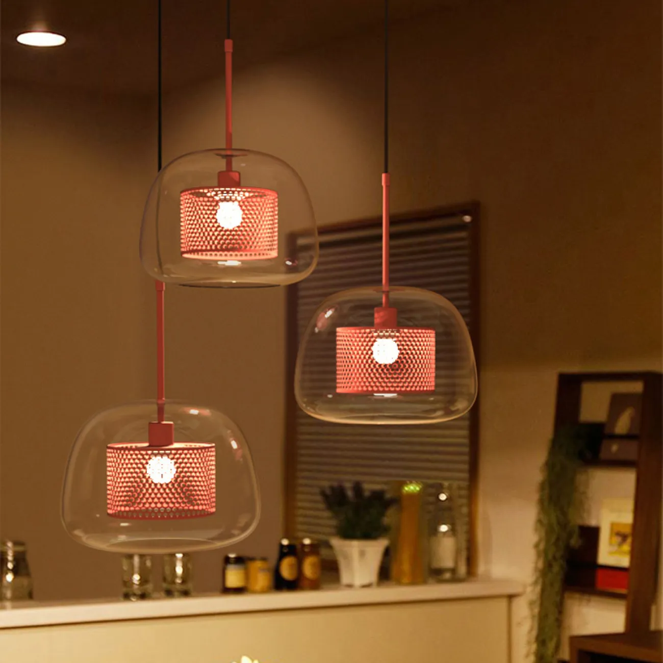 Подвесной светильник CATCH TRIO ROSE от ImperiumLoft