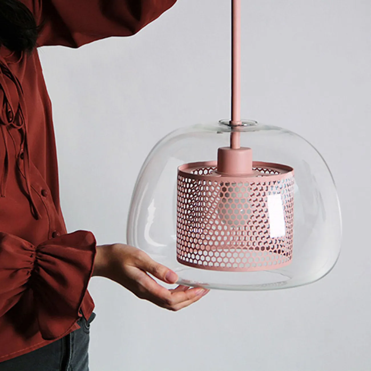 Подвесной светильник CATCH TRIO ROSE от ImperiumLoft