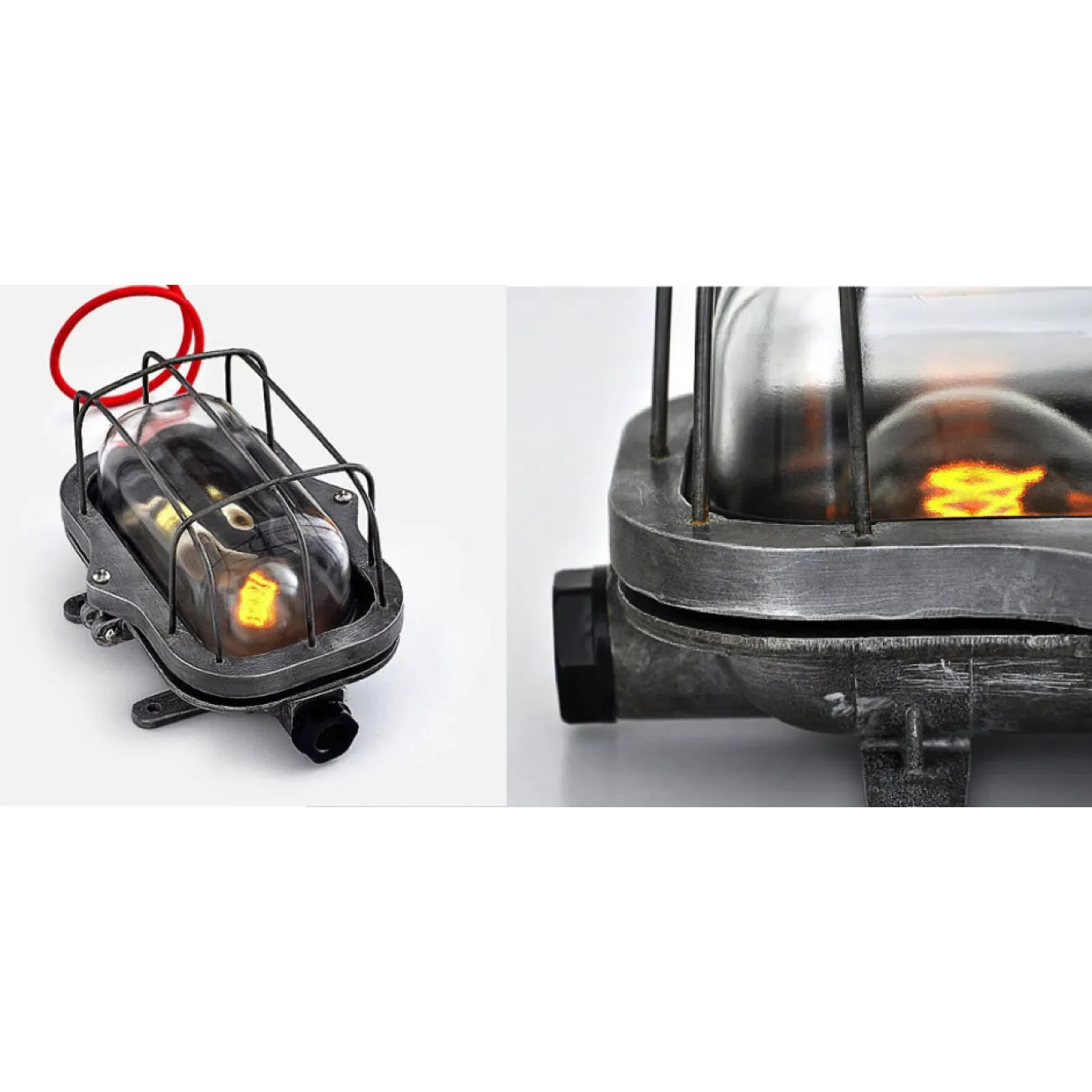 Настенная лампа Steampunk Cage Glass Edison Wall Lamp от LaLume