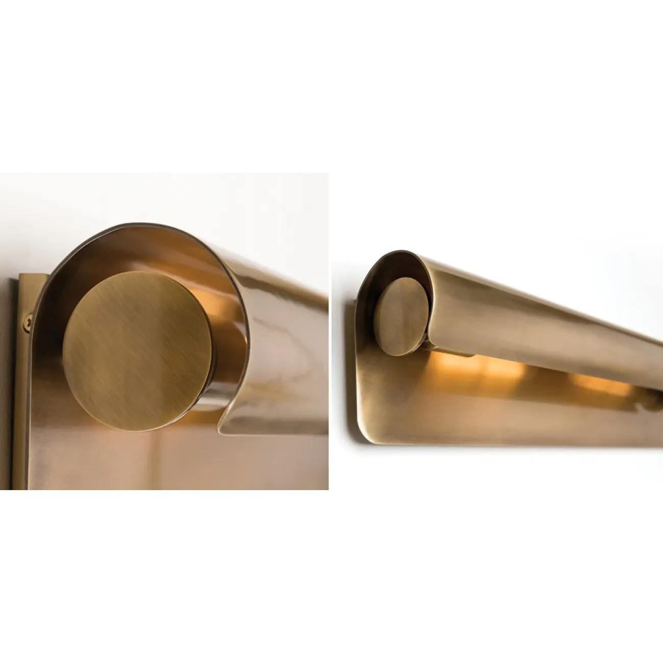 Бра Hudson Valley 1513-AGB Accord 1 Light Wall Sconce In Aged Brass