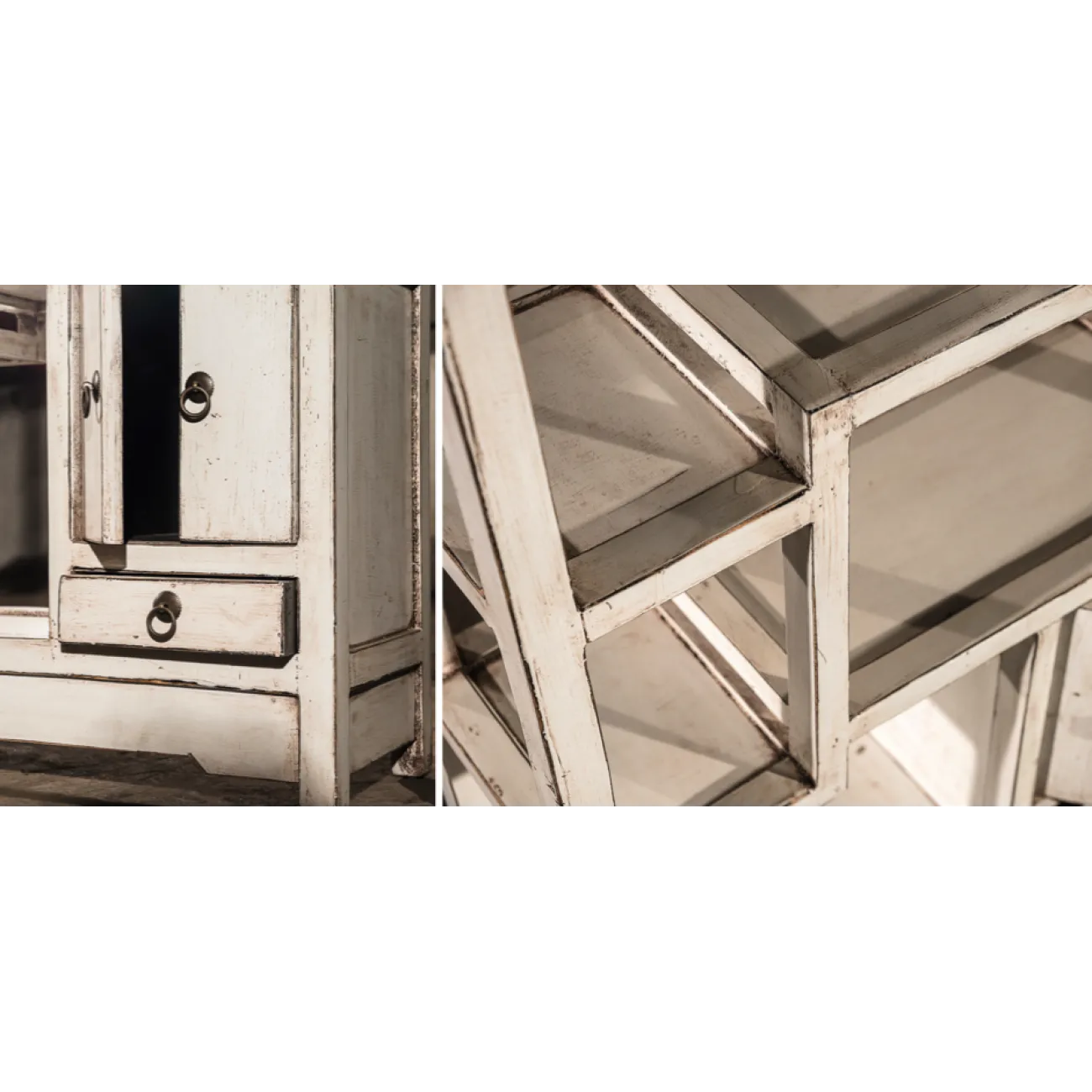 Белый китайский стеллаж countless treasures от LaLume