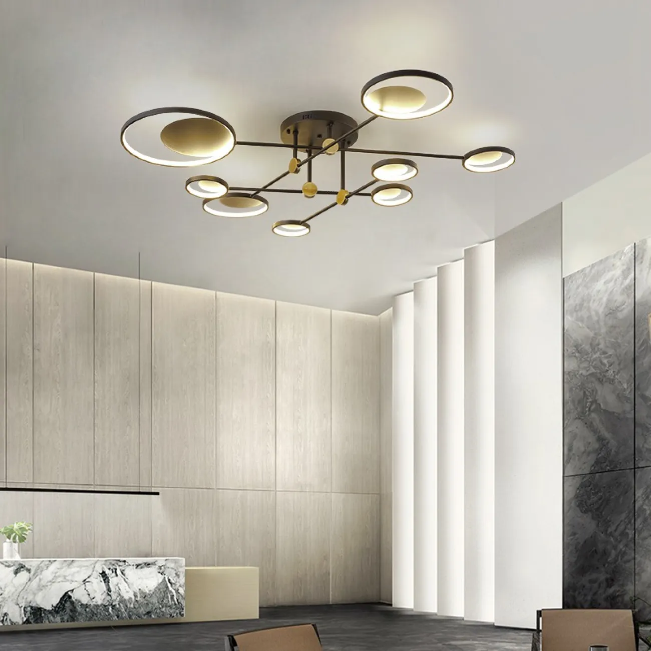 Подвесная люстра RISOR 8 от ImperiumLoft