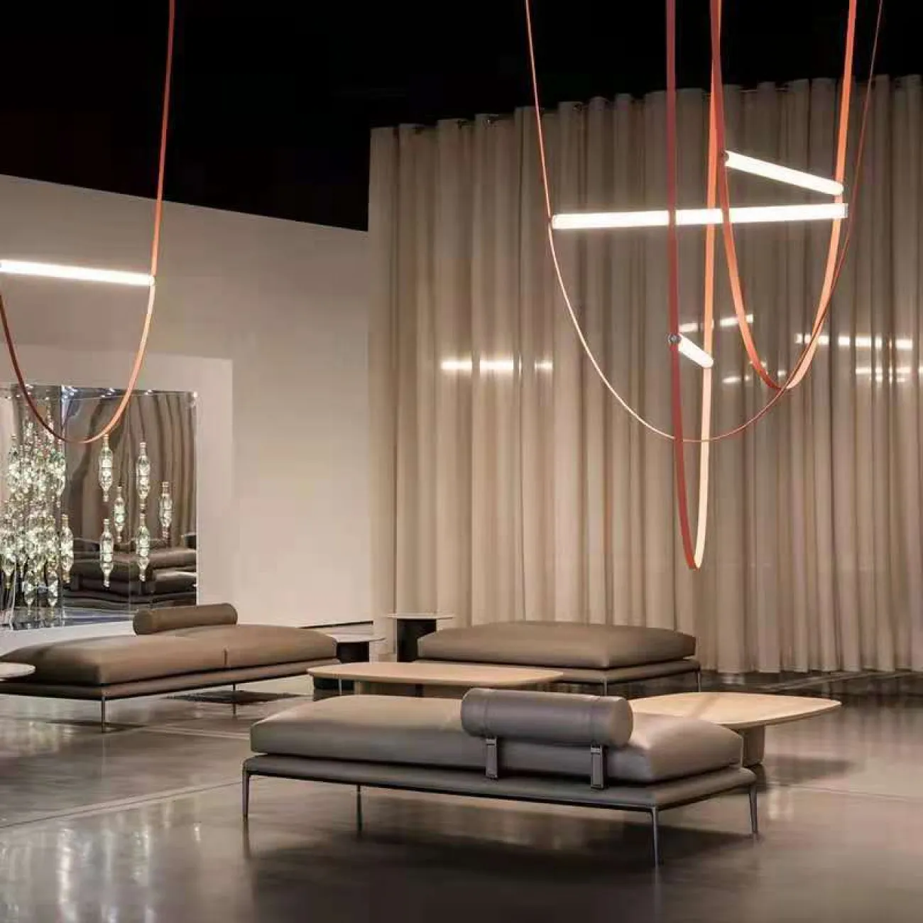 Подвесной светильник NUTTA pink L 400 4000К от ImperiumLoft