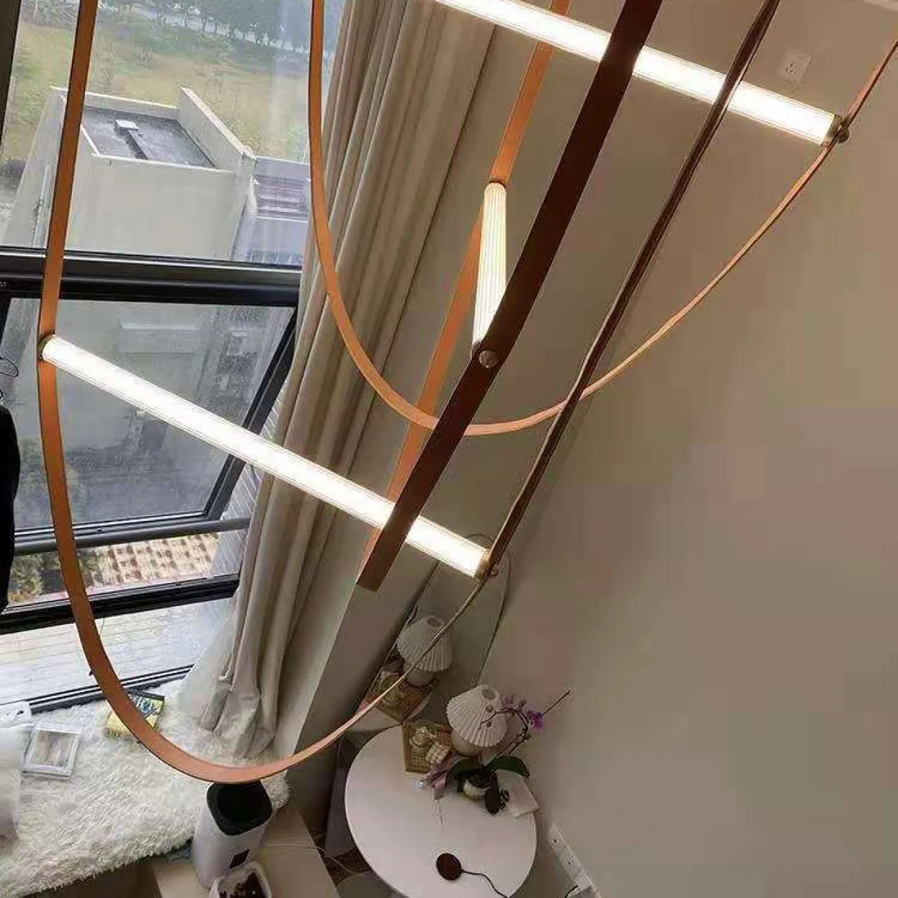 Подвесной светильник NUTTA pink L 280 4000К от ImperiumLoft