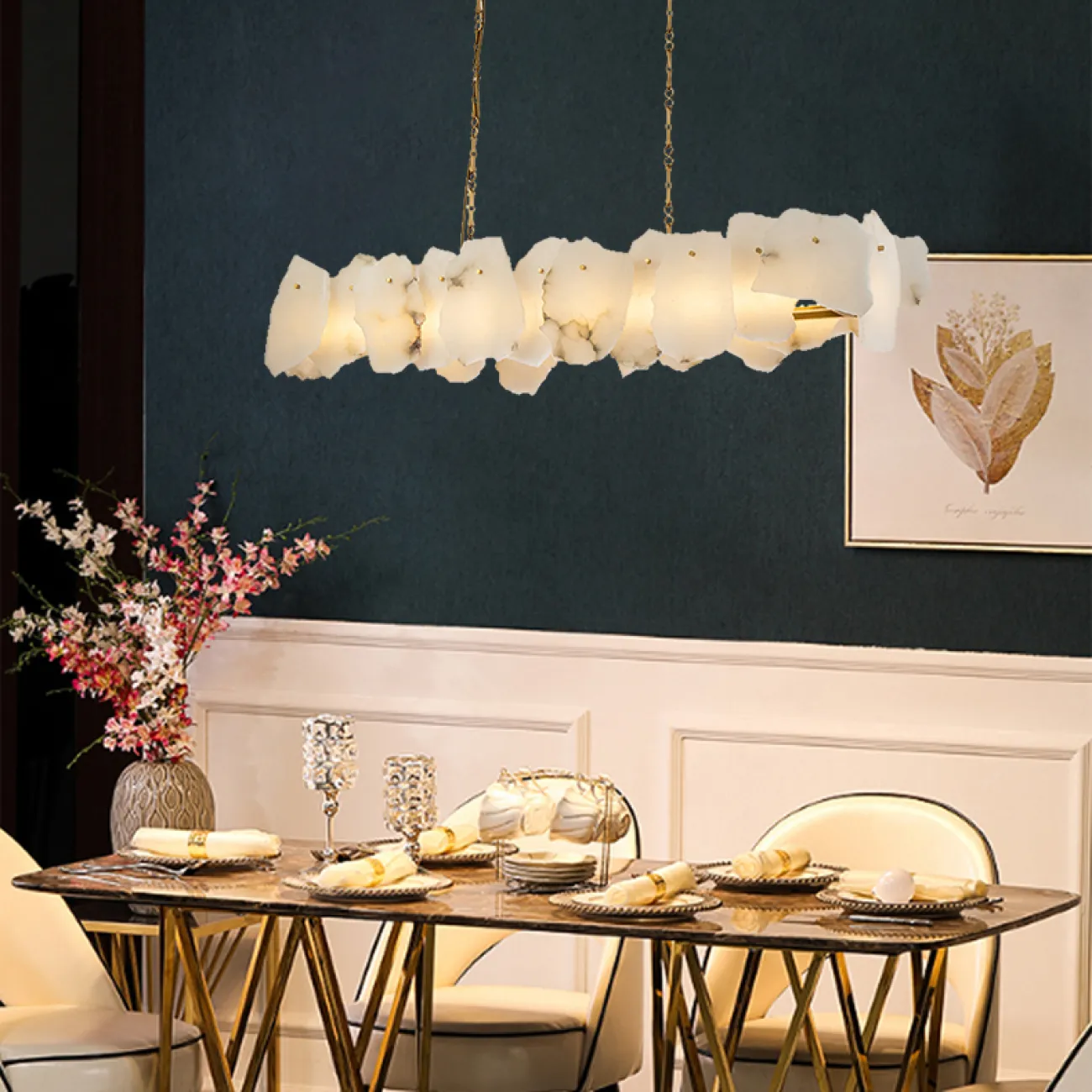 Подвесной светильник MARBLE R LONG от ImperiumLoft