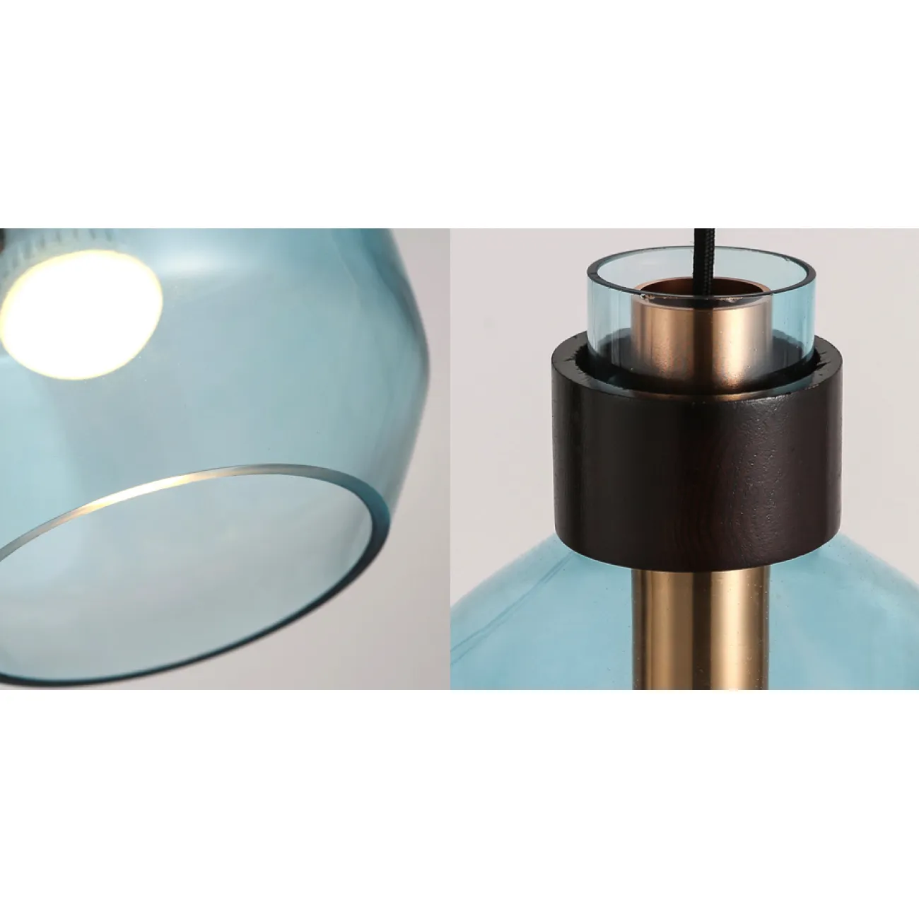 Подвесной светильник Miami Blue glass от LaLume