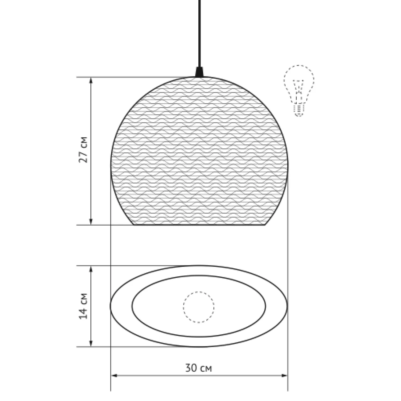Подвесной светильник Candy 30 от LaLume