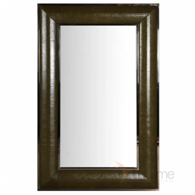 Зеркало настенное Leather Lux Mirror Square Oliva