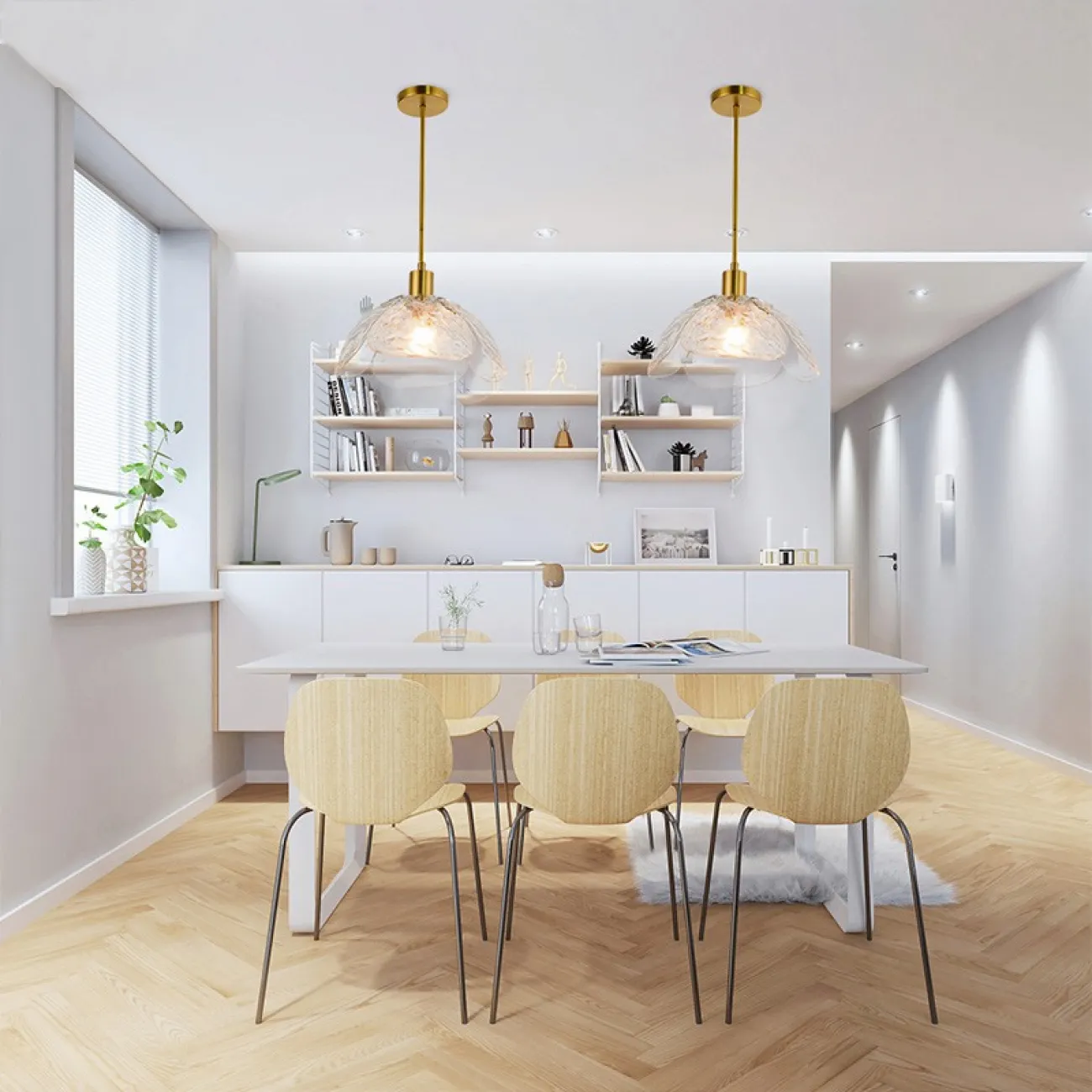 Подвесной светильник FLEUR A Зеленый от ImperiumLoft