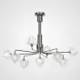 Люстра на штанге ICE 9 lamps Black от ImperiumLoft