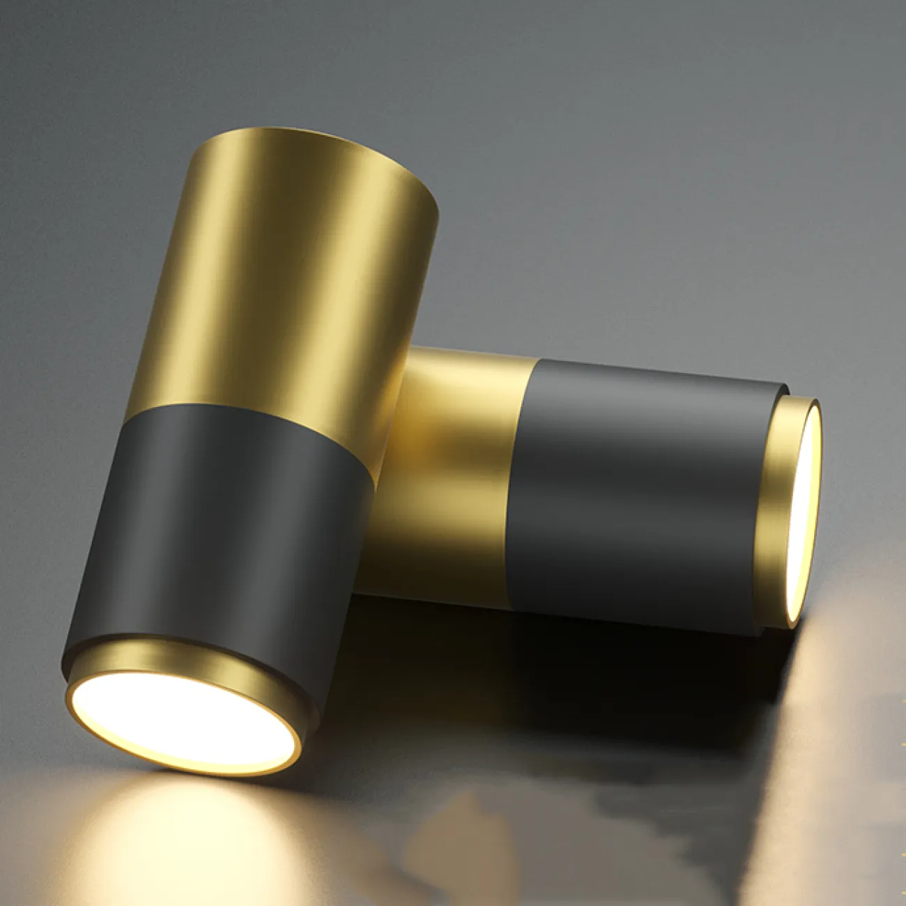 Серия настенных светильников в виде комбинации цилиндрического плафона и геометрической рамки с LED-подсветкой DAGVEIG С Black Трехцветный свет