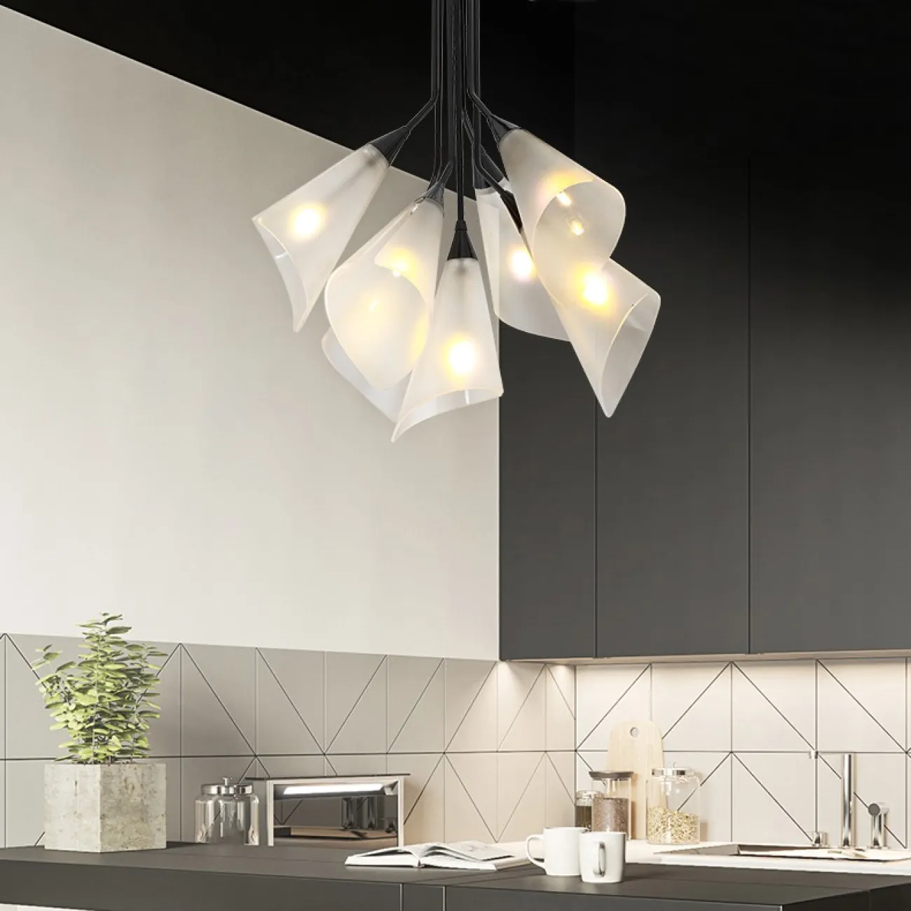 Подвесная люстра CALLA от ImperiumLoft