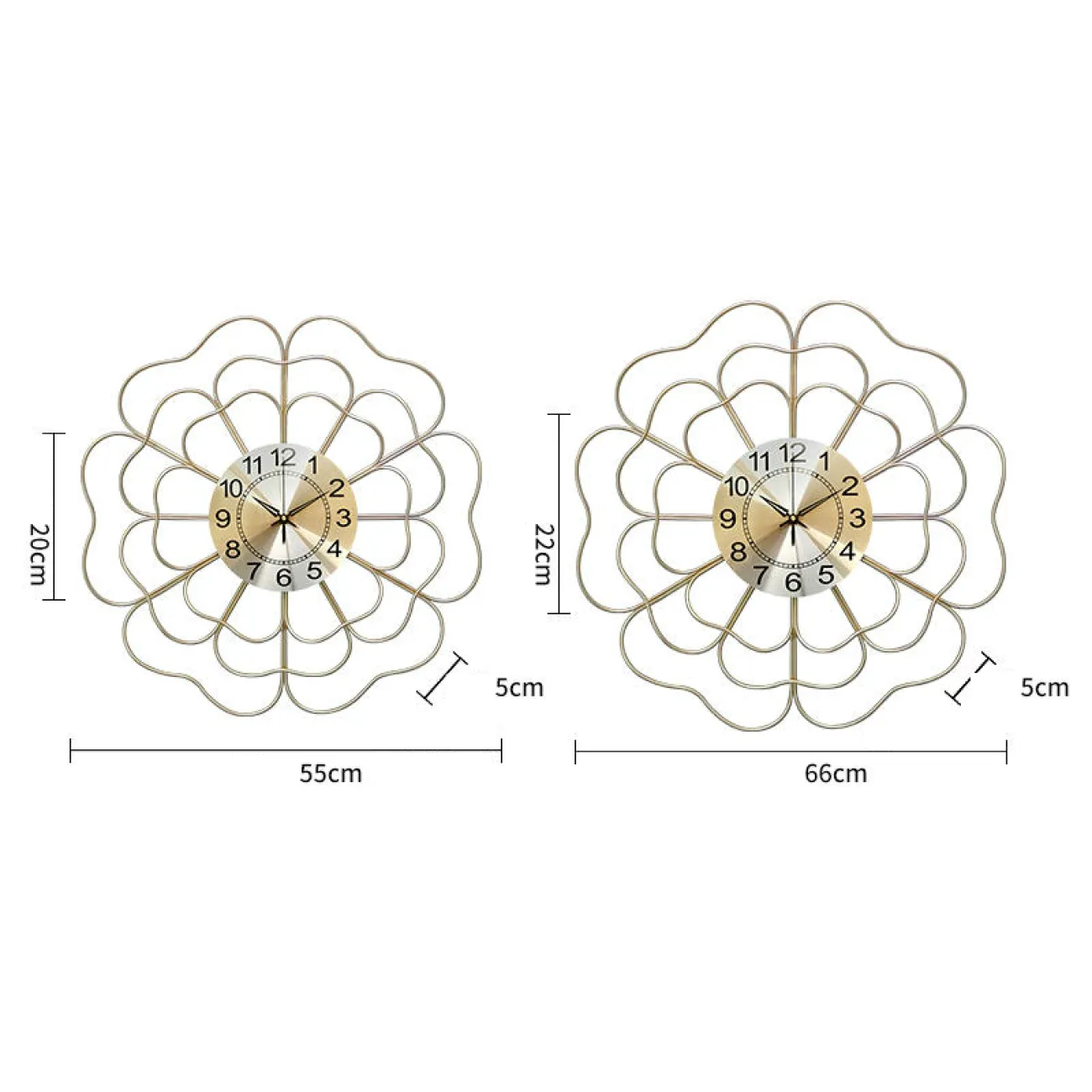 Дизайнерский настенный декор часы LaLume-KKK00360