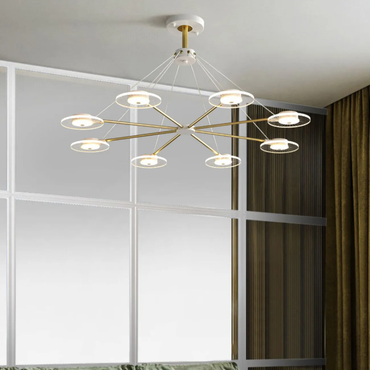 Потолочная люстра NADIN L6 от ImperiumLoft