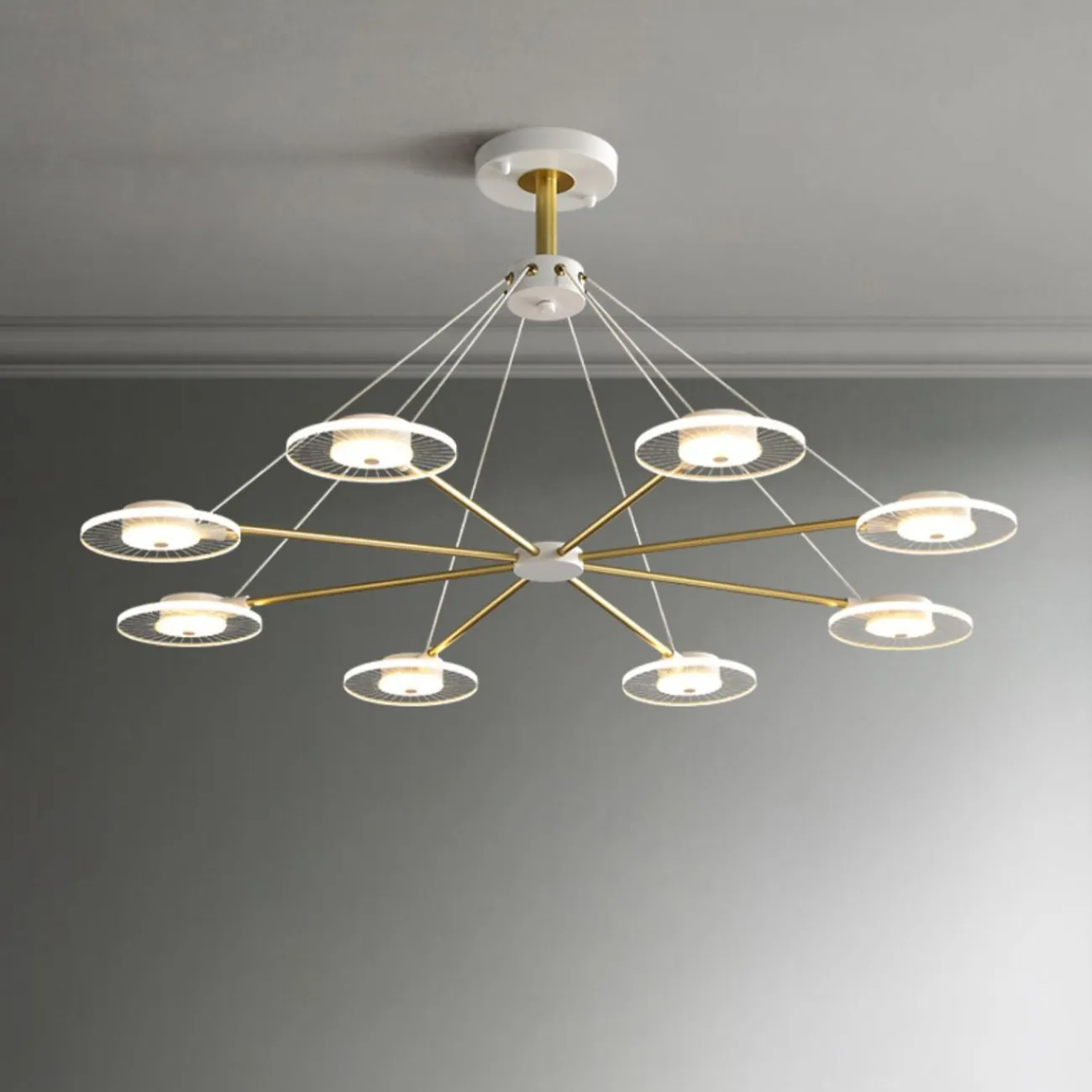 Потолочная люстра NADIN L6 от ImperiumLoft