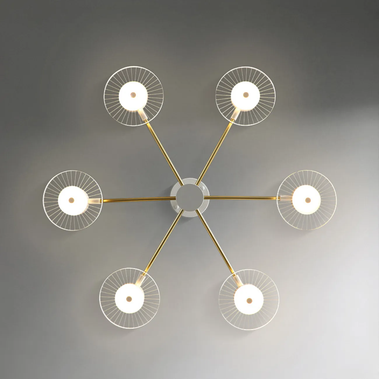 Потолочная люстра NADIN L6 от ImperiumLoft