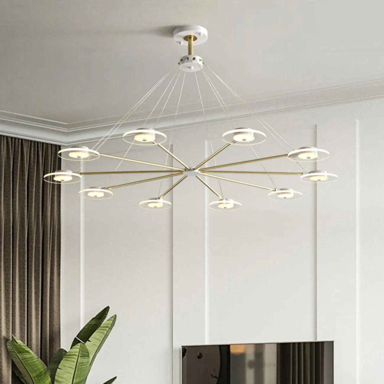 Потолочная люстра NADIN L6 от ImperiumLoft