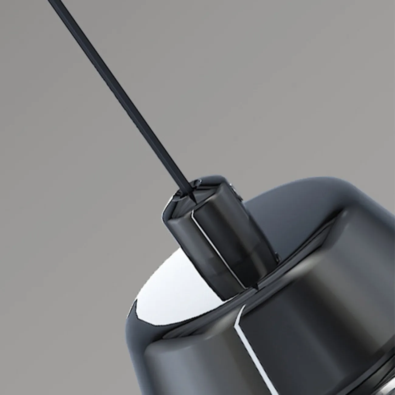 Готовая комбинация подвесных светодиодных светильников c округлыми источниками в прозрачных конических рассеивателях MARX TRIO L78