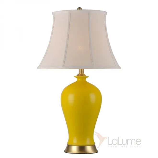 Настольная керамическая лампа с узором Mey от LaLume