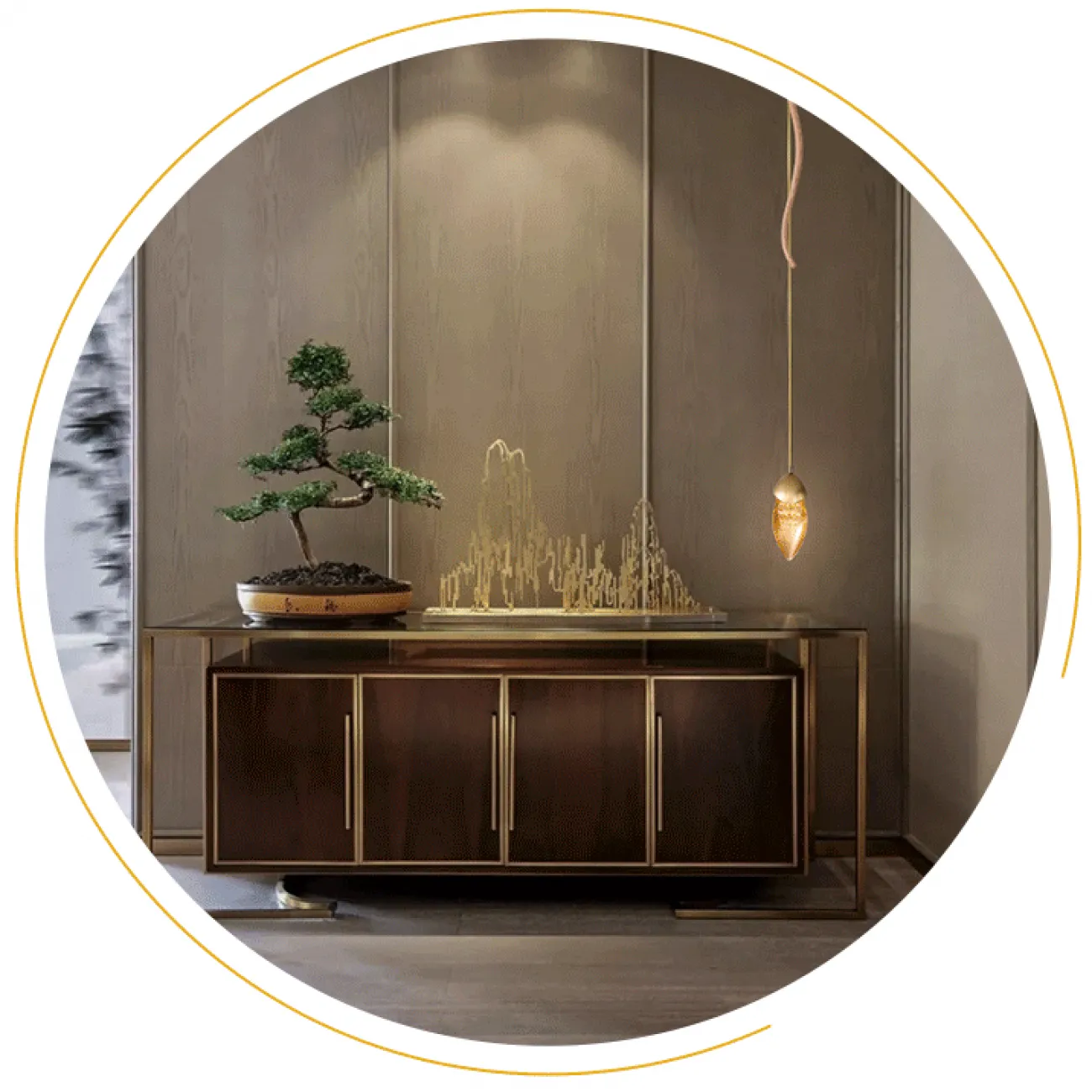 Подвесной светильник TUSKET Dark brown от ImperiumLoft