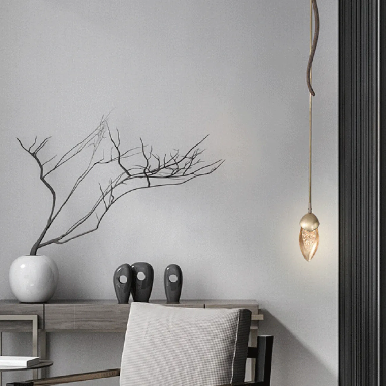 Подвесной светильник TUSKET Dark brown от ImperiumLoft