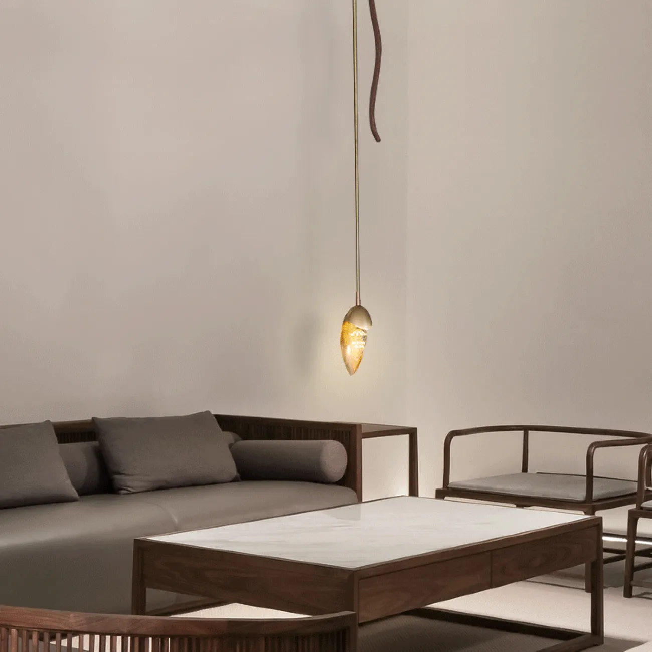 Подвесной светильник TUSKET Dark brown от ImperiumLoft