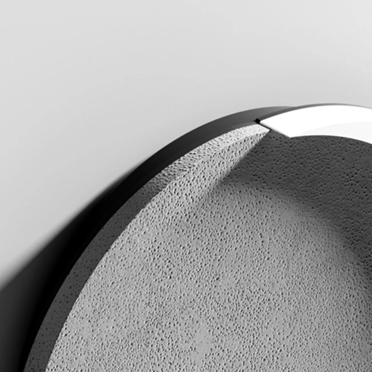 Серия настенных светодиодных светильников с каменным корпусом в форме диска с эффектом затмения ZORAN L37