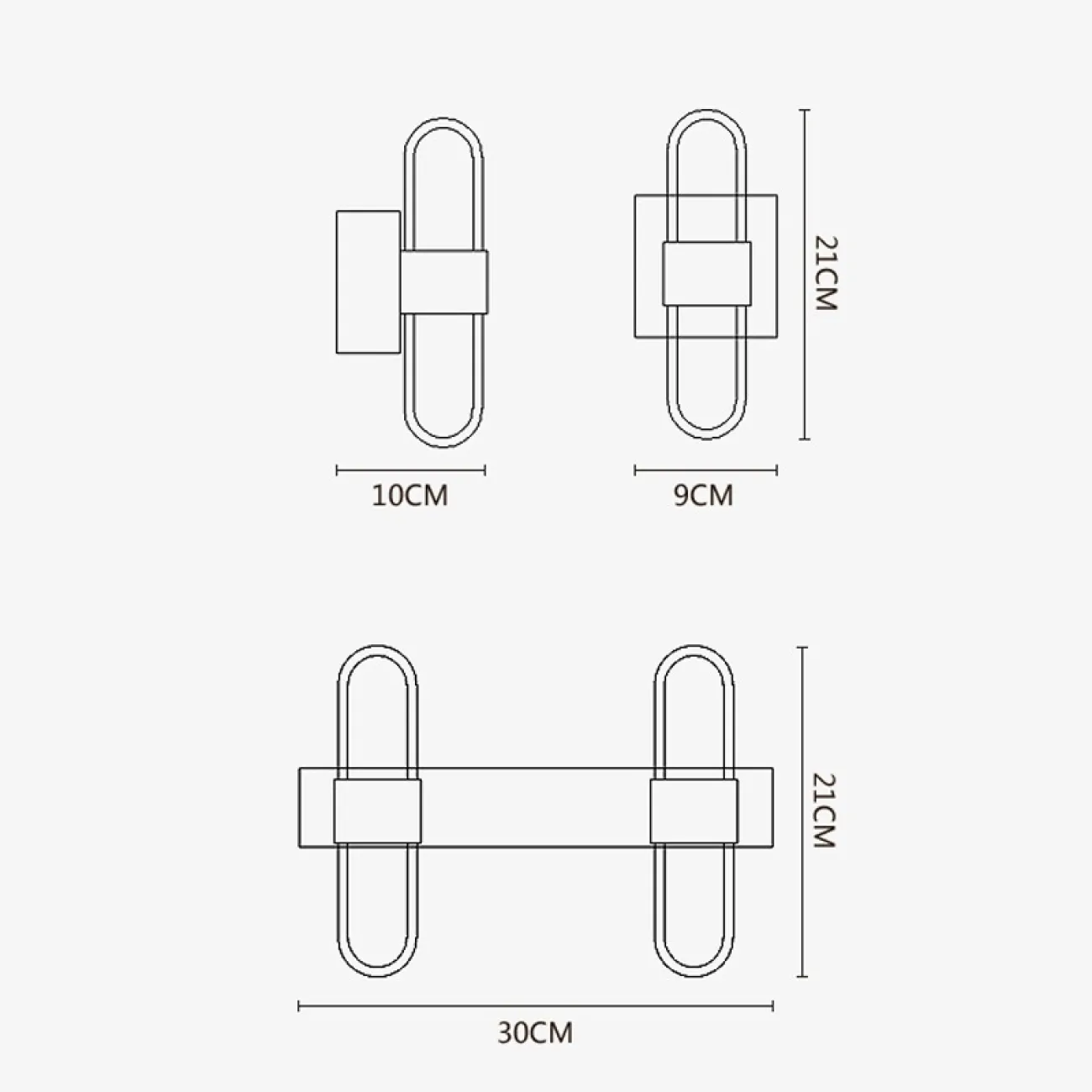 Настенное бра SENSE WALL от ImperiumLoft