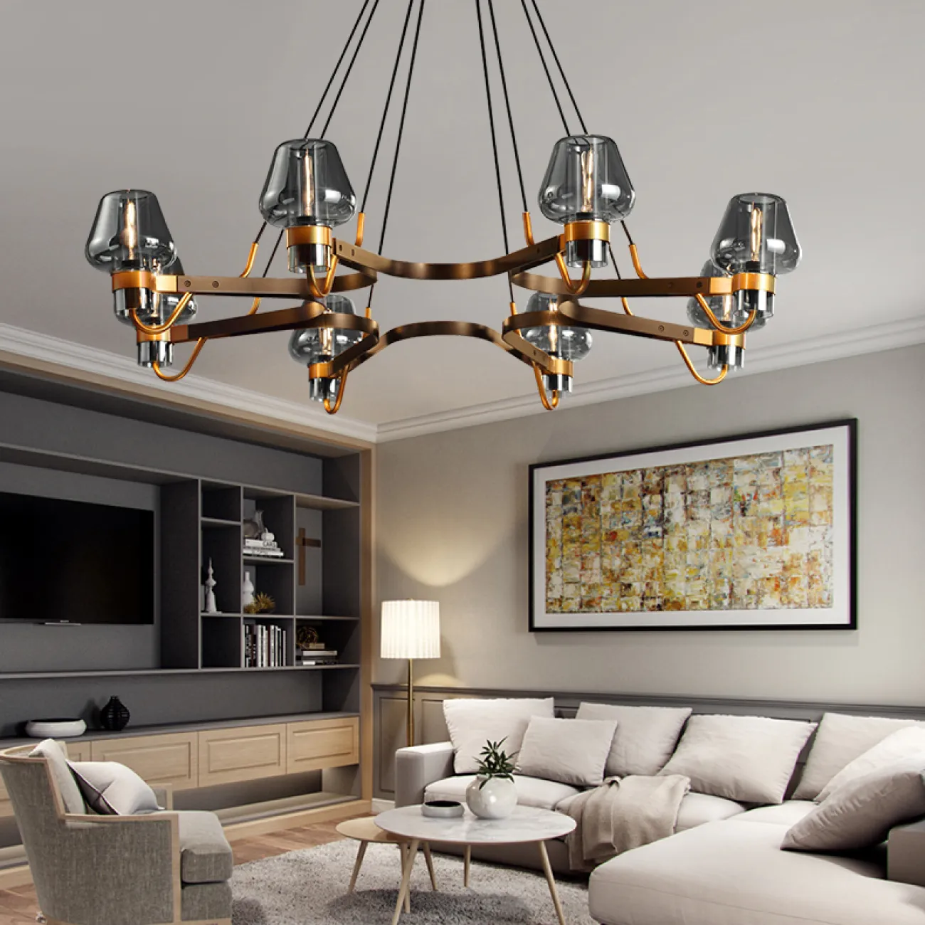 Люстра MONTALEMBERT D91 Blue от ImperiumLoft Люстра MONTALEMBERT D91 Blue от ImperiumLoft