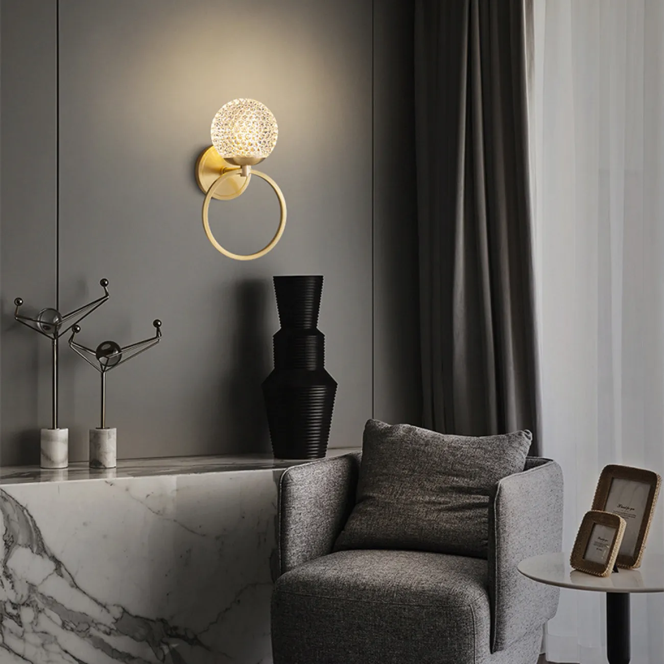 Настенный светильник HOOP C WALL от ImperiumLoft