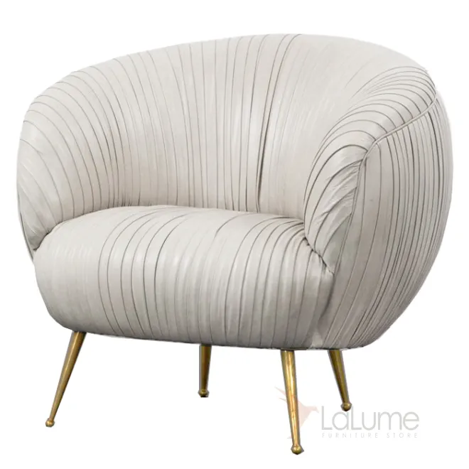 Кресло Kelly Wearstler SOUFFLE CHAIR - RUCHED Milk designed by Kelly Wearstler от LaLume