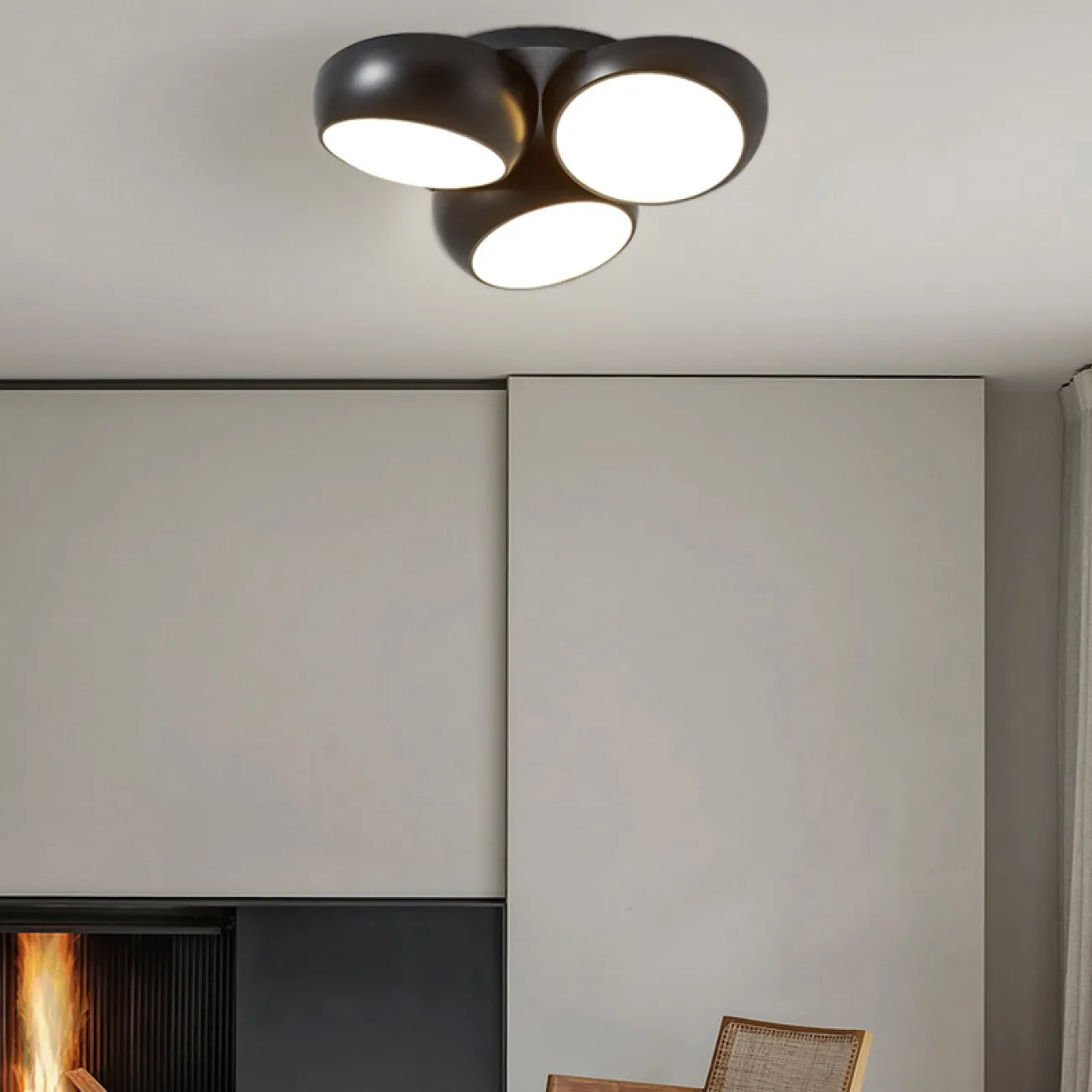 Потолочный светильник DAGA L56 Black от ImperiumLoft