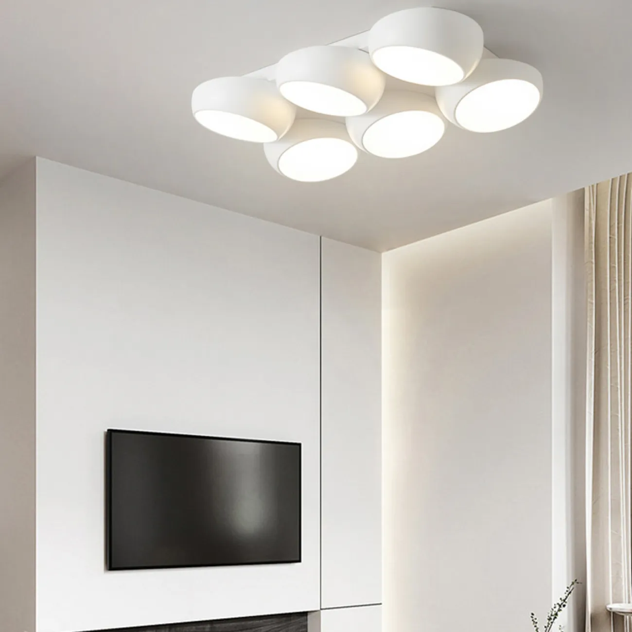 Потолочный светильник DAGA L52 White от ImperiumLoft