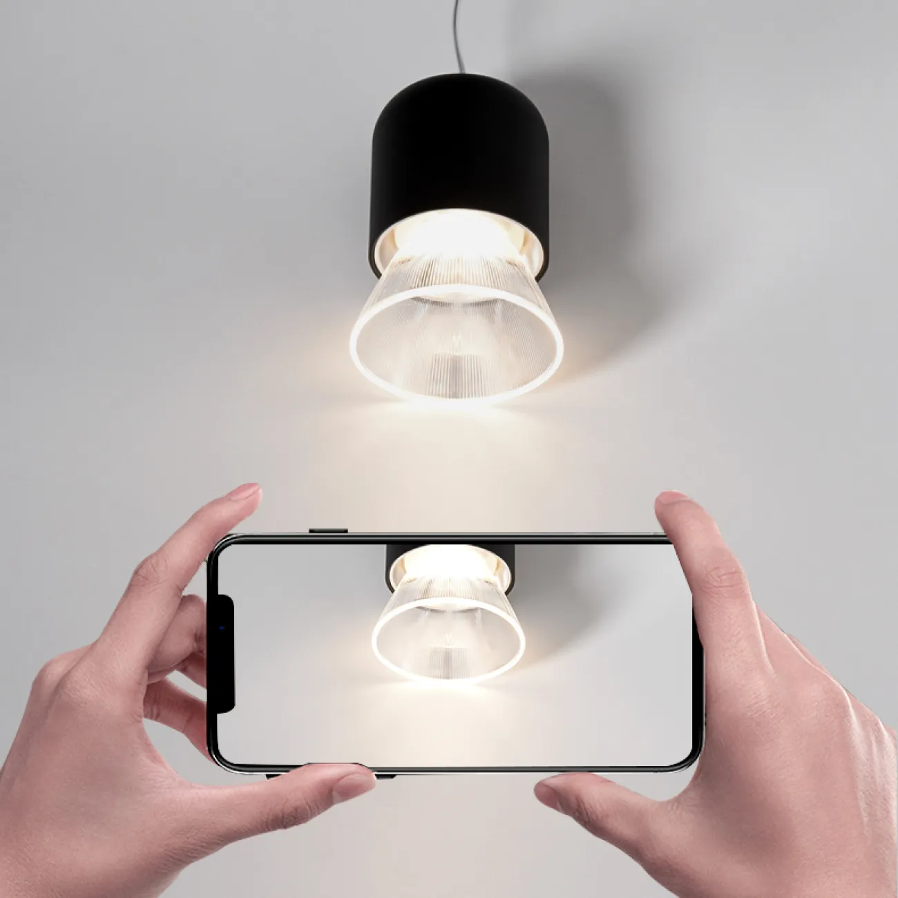 Подвесной светильник ADAR White Трехцветный свет от ImperiumLoft