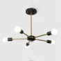 Люстра на штанге SPUTNIK D55 Gold/Black base от ImperiumLoft