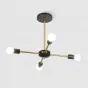 Люстра на штанге SPUTNIK D51 Gold/Black base от ImperiumLoft
