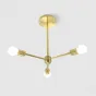Люстра на штанге SPUTNIK D45 Gold от ImperiumLoft