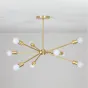 Люстра на штанге SPUTNIK D75 Gold от ImperiumLoft