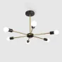 Люстра на штанге SPUTNIK D65 Gold/Black base от ImperiumLoft