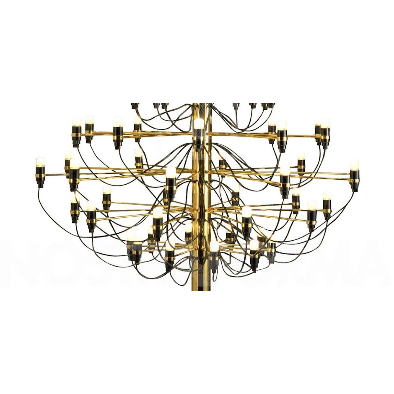 Люстра Flos 2097 30 Brass designed by Gino Sarfatti от LaLume