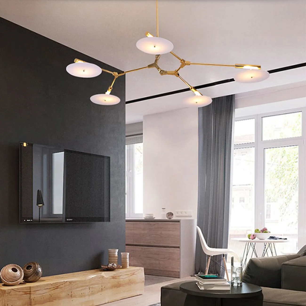 Подвесная люстра DISCS от ImperiumLoft