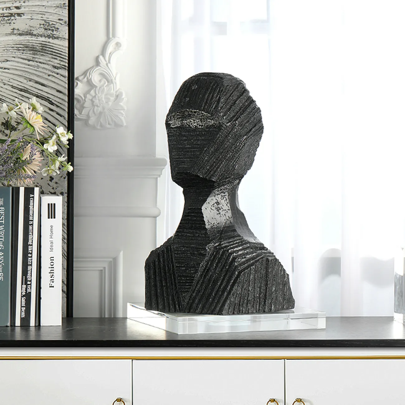 Дизайнерская скульптура абстрактная фигура LaLume-SKT00108