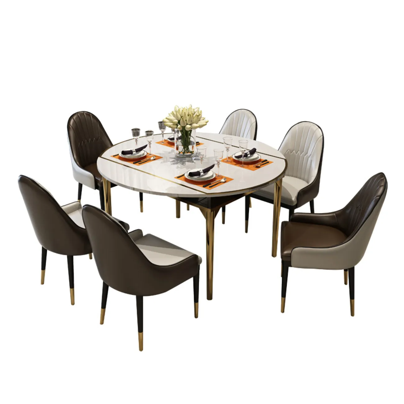 Дизайнерский обеденный стол LaLume-AZ00289