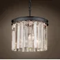Люстра RH 1920S ODEON CLEAR GLASS 3 Light Round Chandelier 30 от LaLume