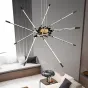 Подвесная люстра VALA L8 Black от ImperiumLoft