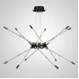 Подвесная люстра VALA L8 Black от ImperiumLoft